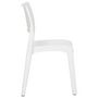 Voir la diapositive 5 : VIDAXL Chaises de jardin lot de 2 Blanc Polypropylene