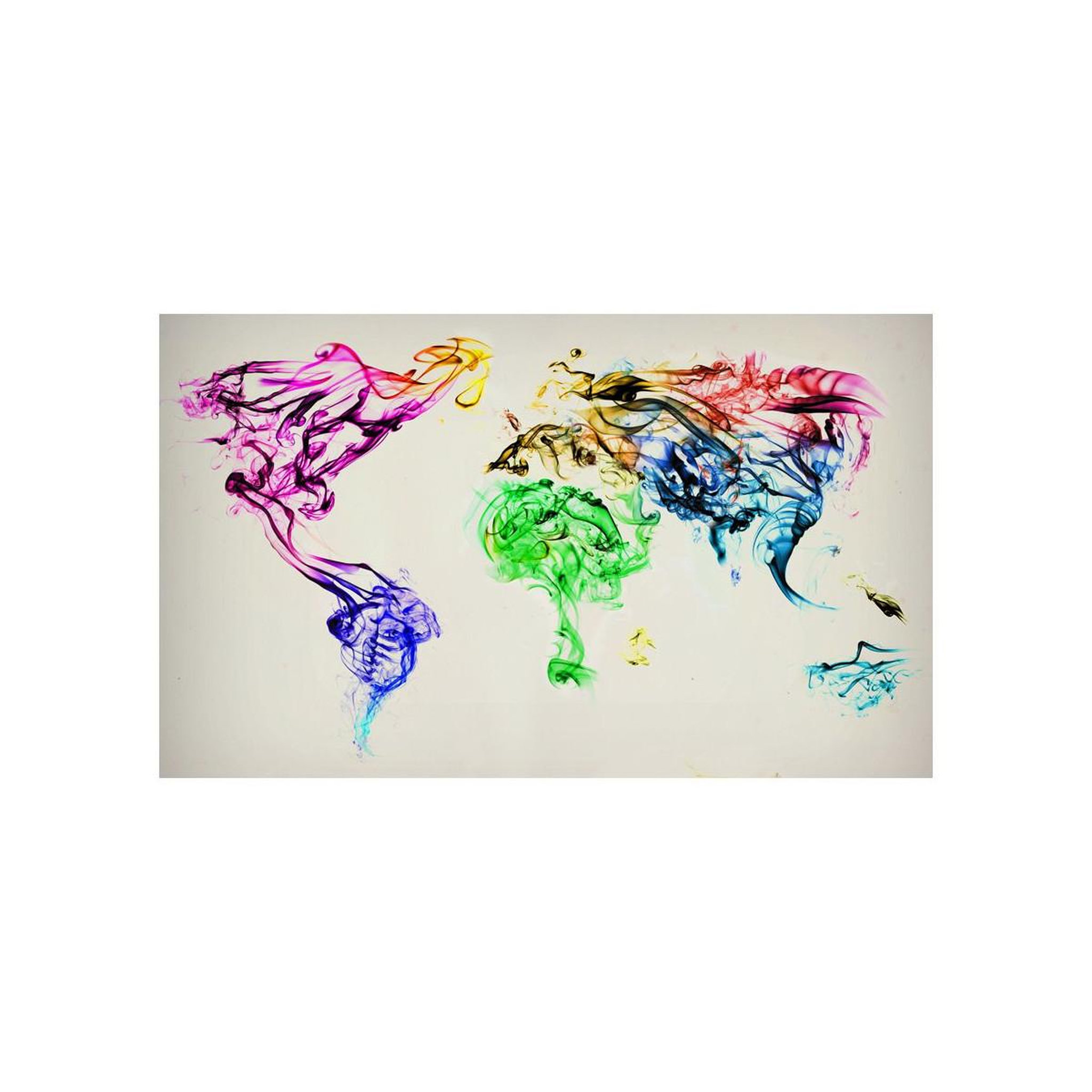 Voir la diapositive 2 : Paris Prix Papier peint  dancing smoke trails ii  450x270cm