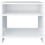 Voir la diapositive 5 : VIDAXL Tables de chevet 2 pcs Blanc 40x30x40 cm Bois d'ingenierie