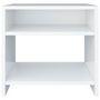 Voir la diapositive 5 : VIDAXL Tables de chevet 2 pcs Blanc 40x30x40 cm Bois d'ingenierie