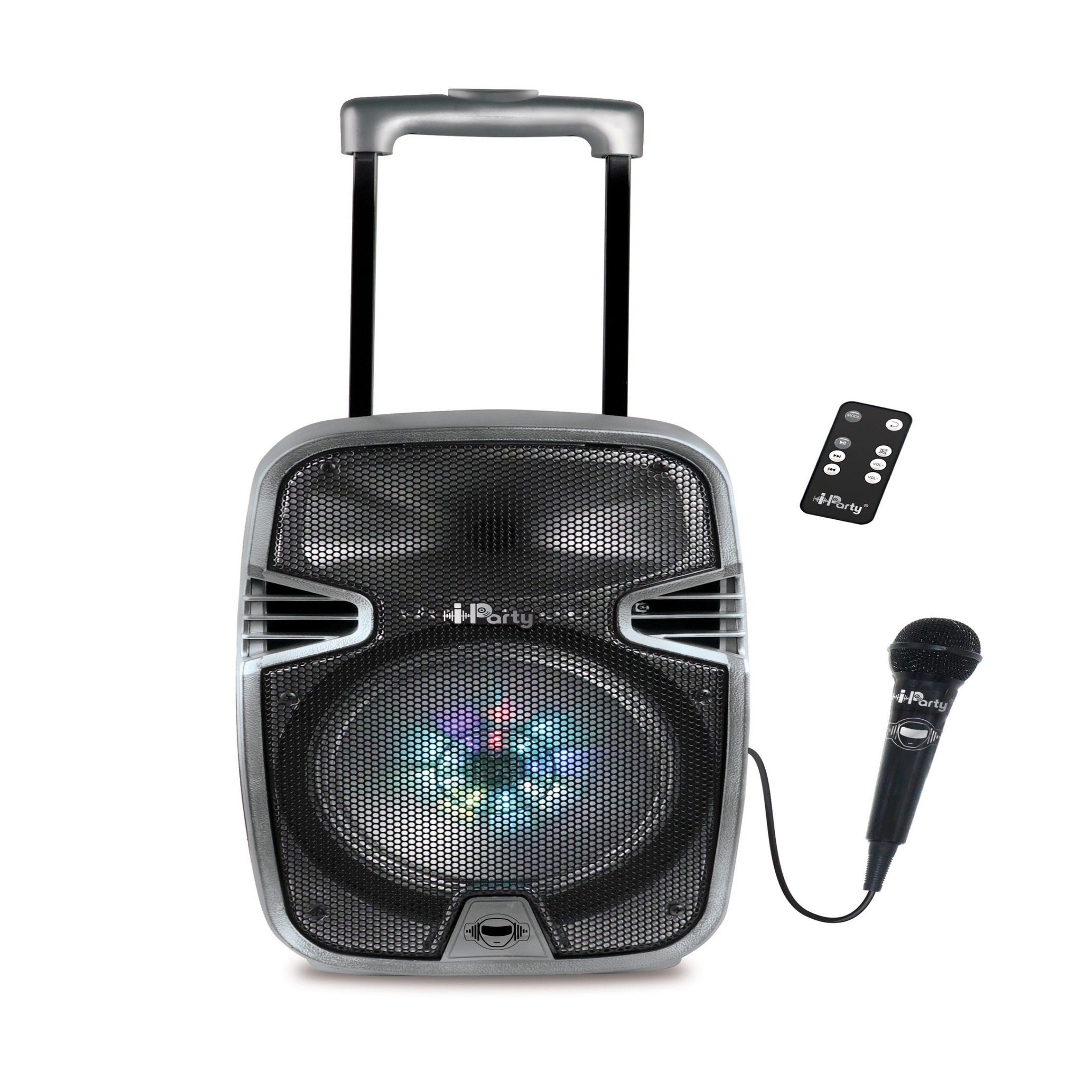 Lexibook Bluetooth Karaoke avec roulettes, lumières et micro