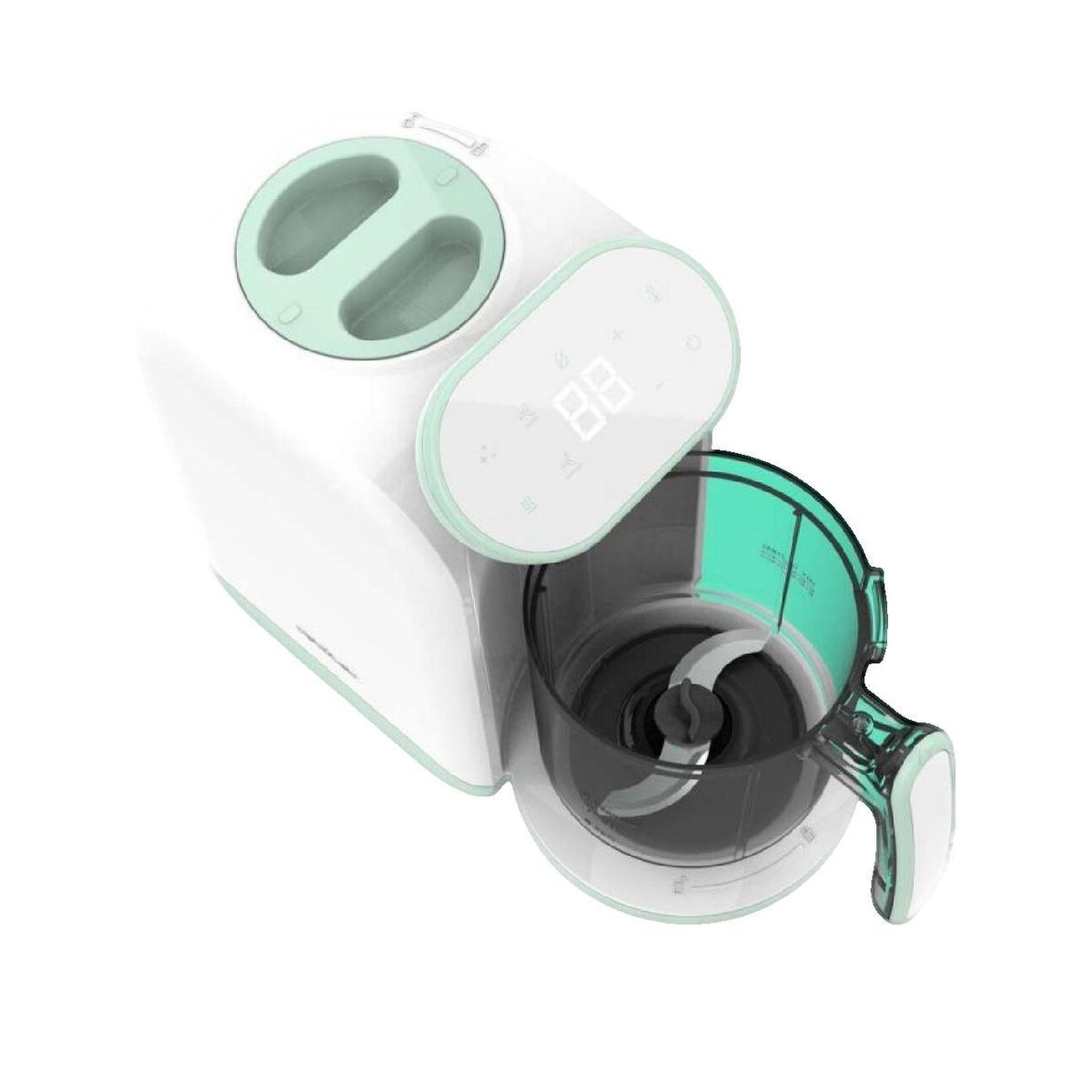 Voir la diapositive 3 : CECOTEC Robot culinaire Cecotec 4-en-1 multifonction vert