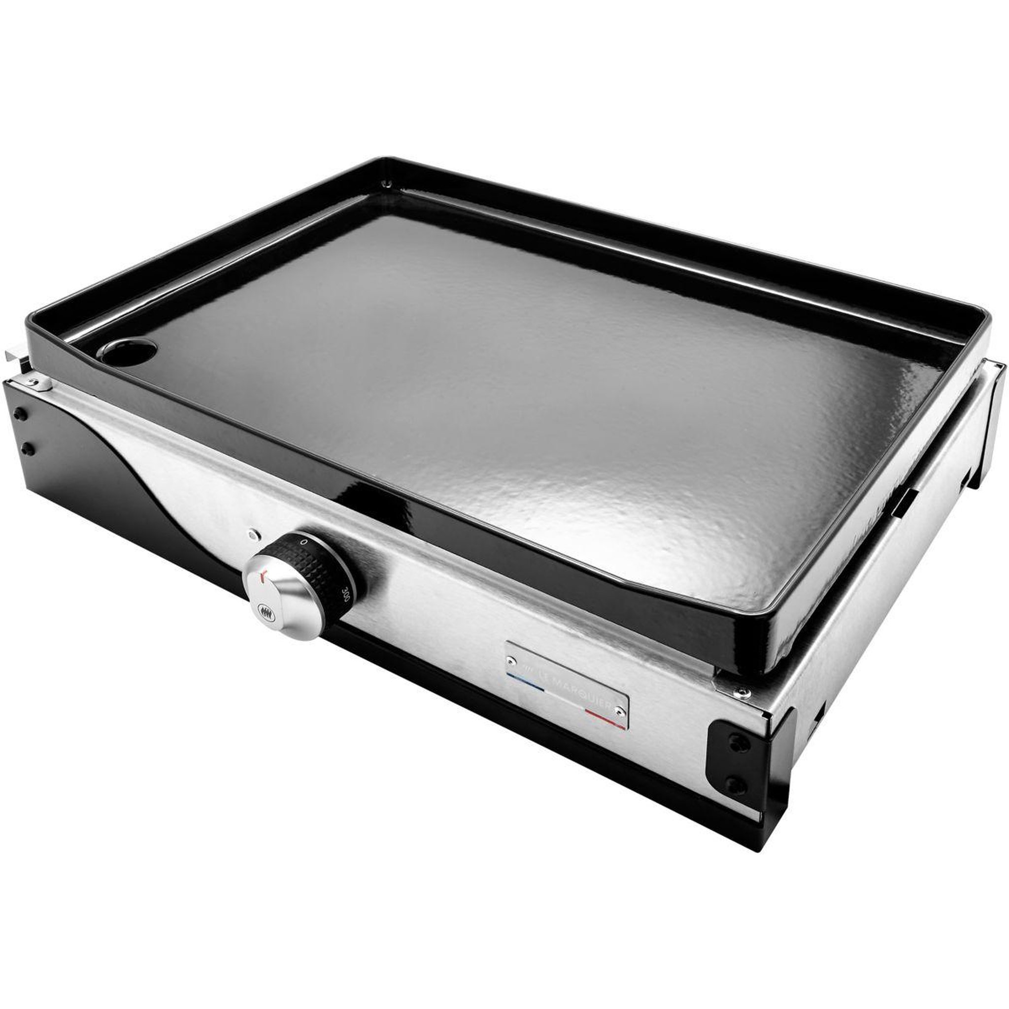 Le marquier Plancha électrique PLFE150DP noir gris à poser, 50x35 cm