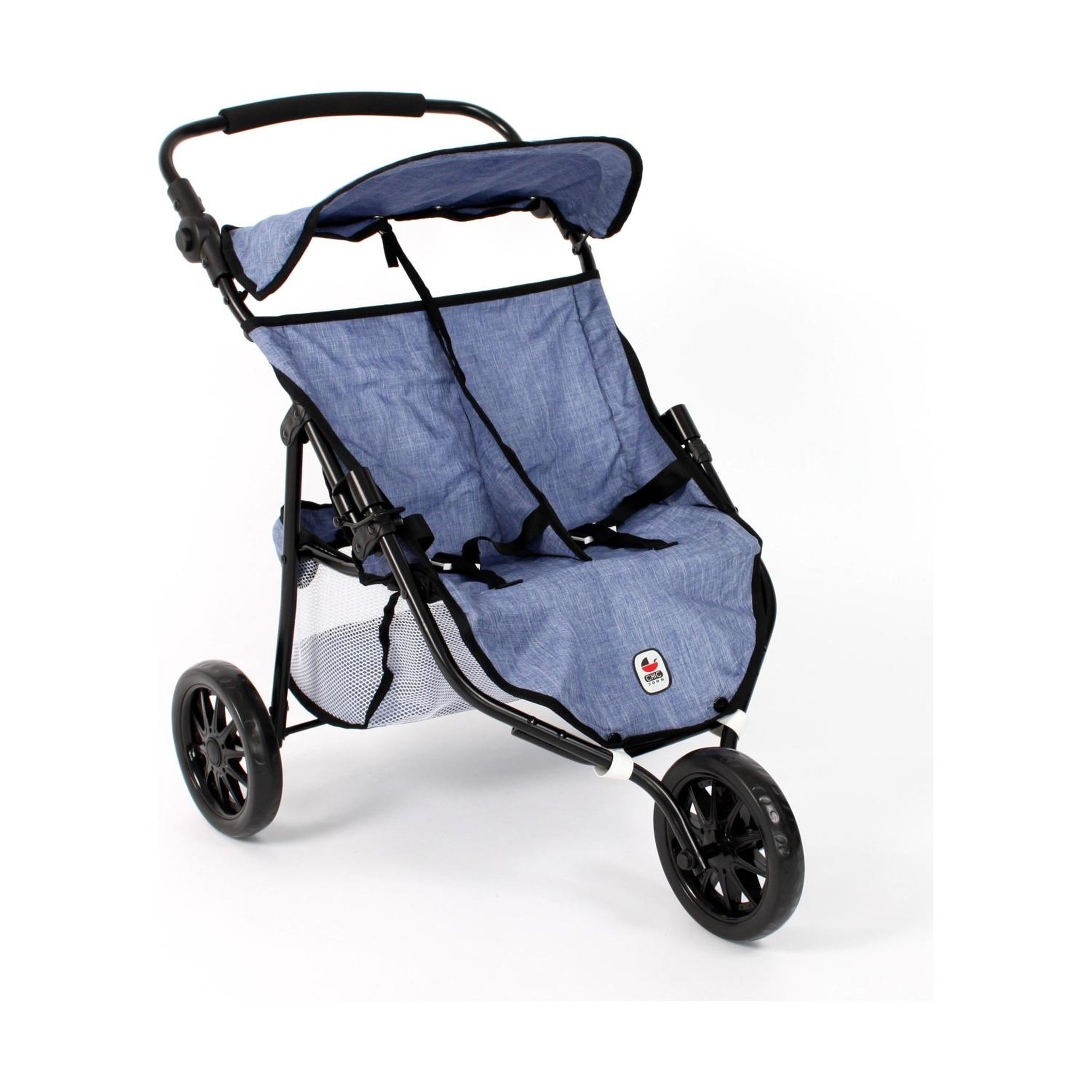 BAYER CHIC 2000 Poussette de jogging moderne à 3 roues pour poupées