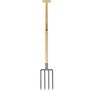 Voir la diapositive 2 : GARDENSTAR Fourche manche en bambou - H130 cm