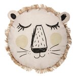 ATMOSPHERA Coussin rond enfant Lion - Diam. 38 cm