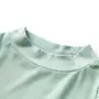VIDAXL T-shirt enfants manches longues faux col roule menthe foncee 116