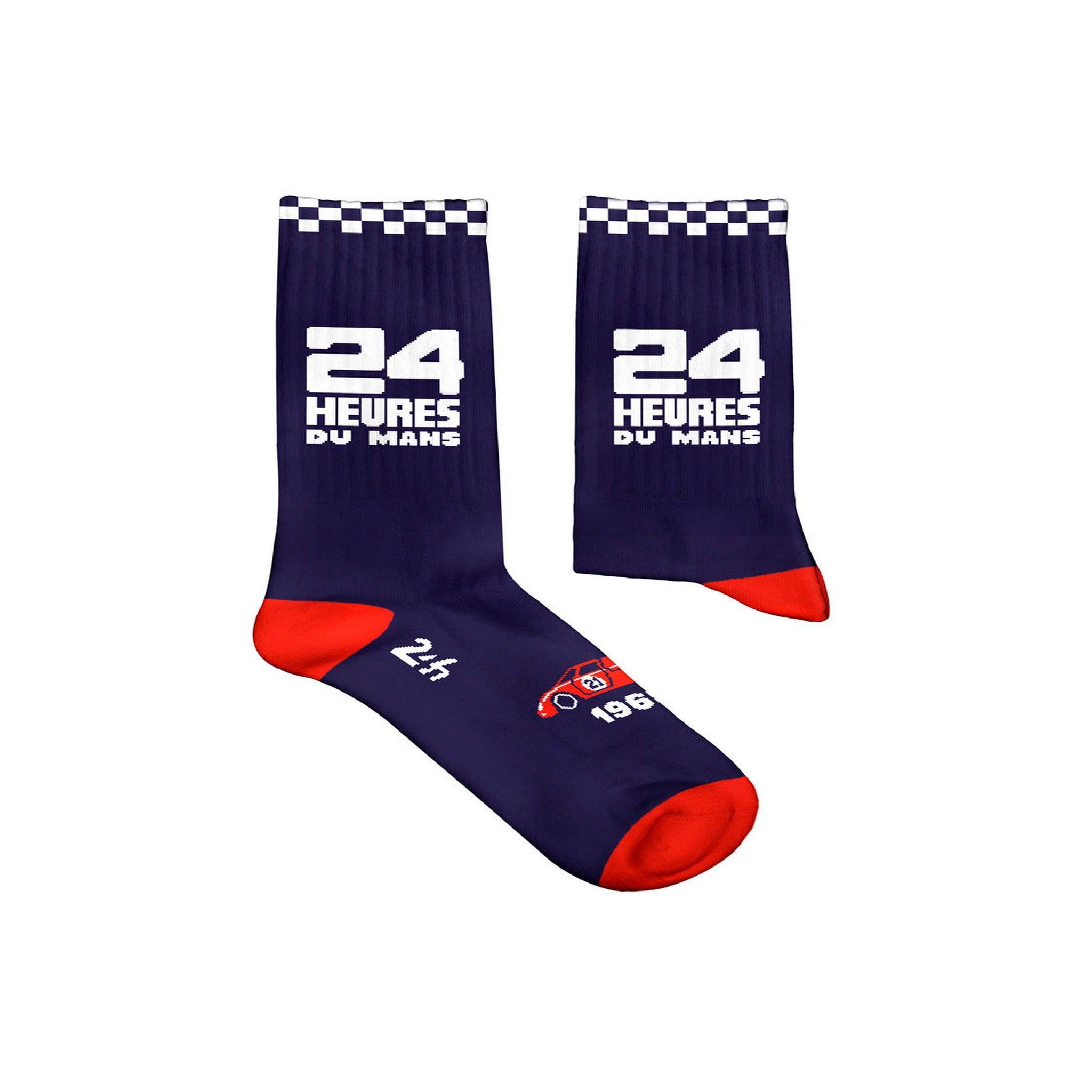 SOCK AFFAIRS Chaussettes sport affiches 24h du mans, 1965. Coloris disponibles : Multicolore