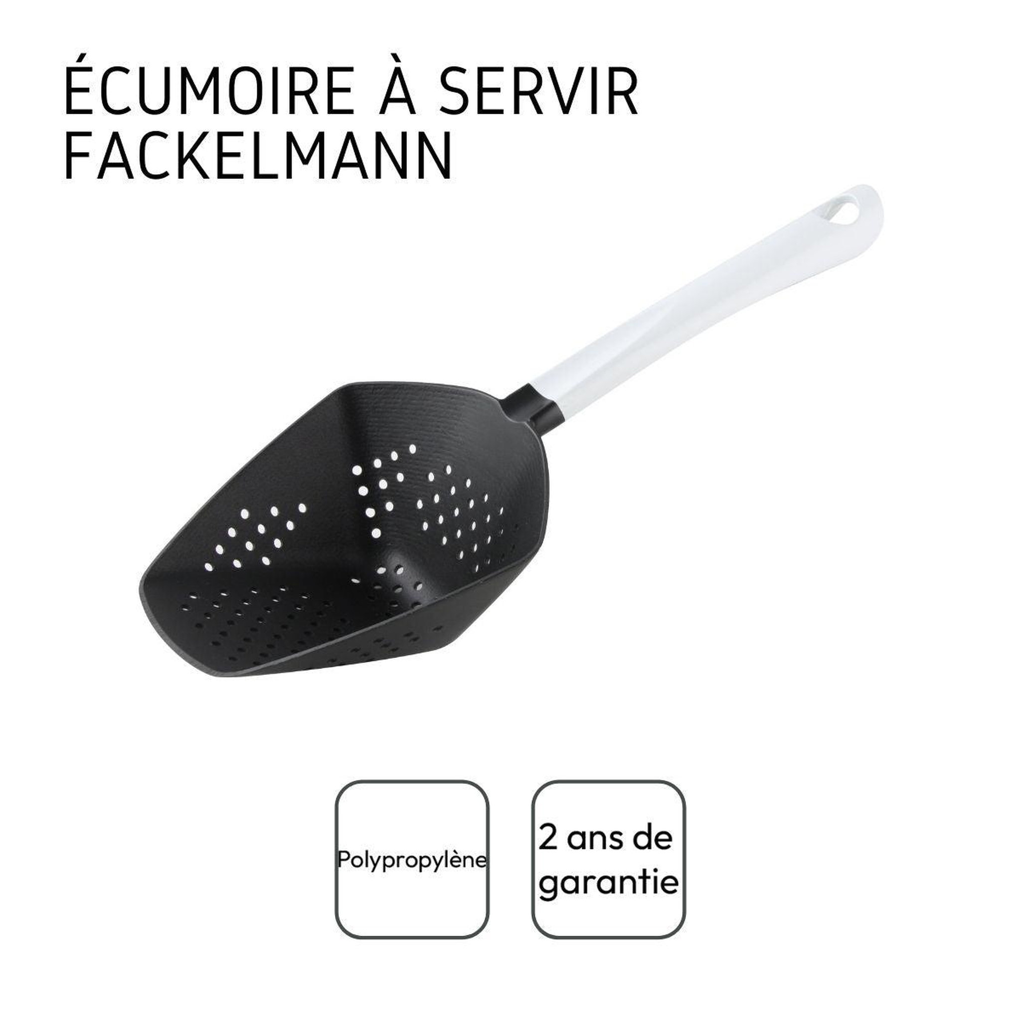 Voir la diapositive 4 : Fackelmann Set de 2 ustensiles de cuisine écumoire fackelmann arcadalina