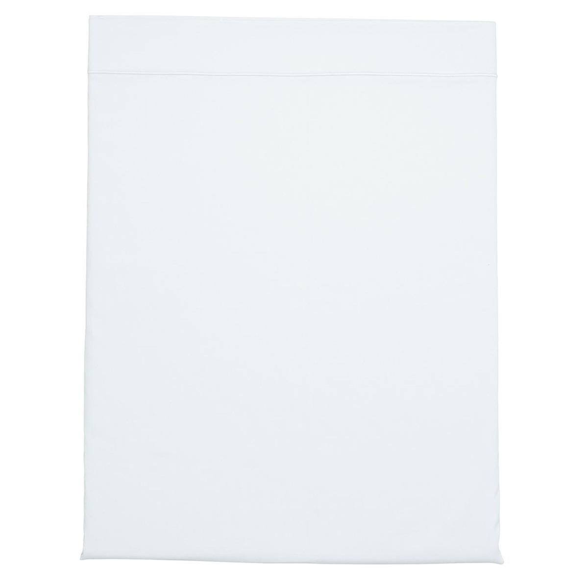 DODO Drap plat Harmonie Satin de coton coloris Blanc