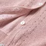 VIDAXL Cardigan pour enfants tricote rose doux 140