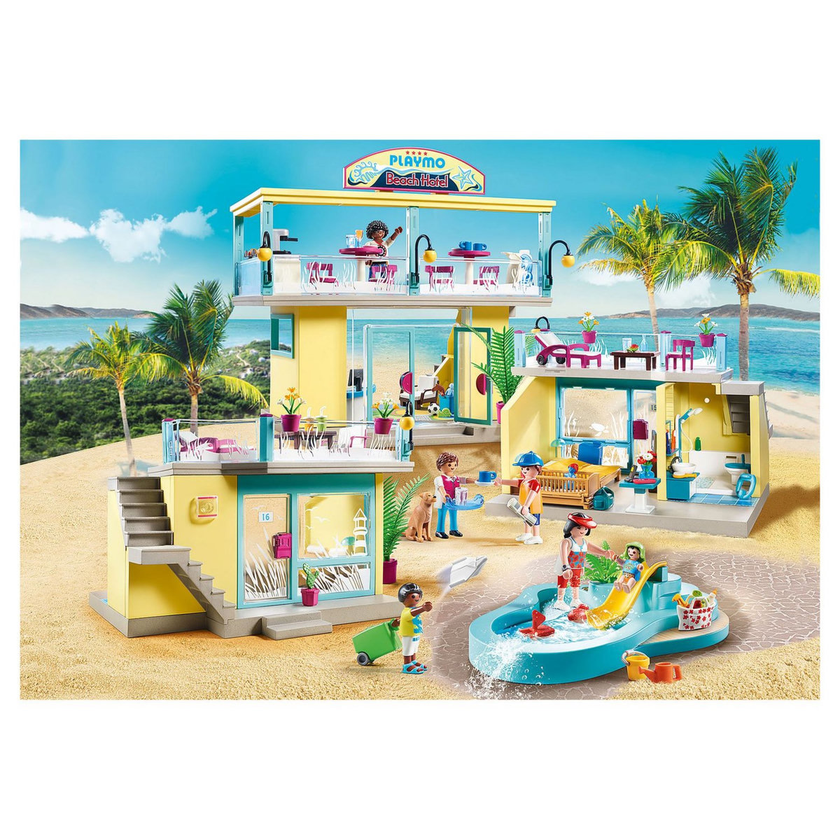 PLAYMOBIL 70434 - Family Fun - Playmo Beach Hôtel