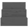Voir la diapositive 4 : VIDAXL Escalier pour animaux de compagnie Gris 40x37,5x35 cm Bois pin