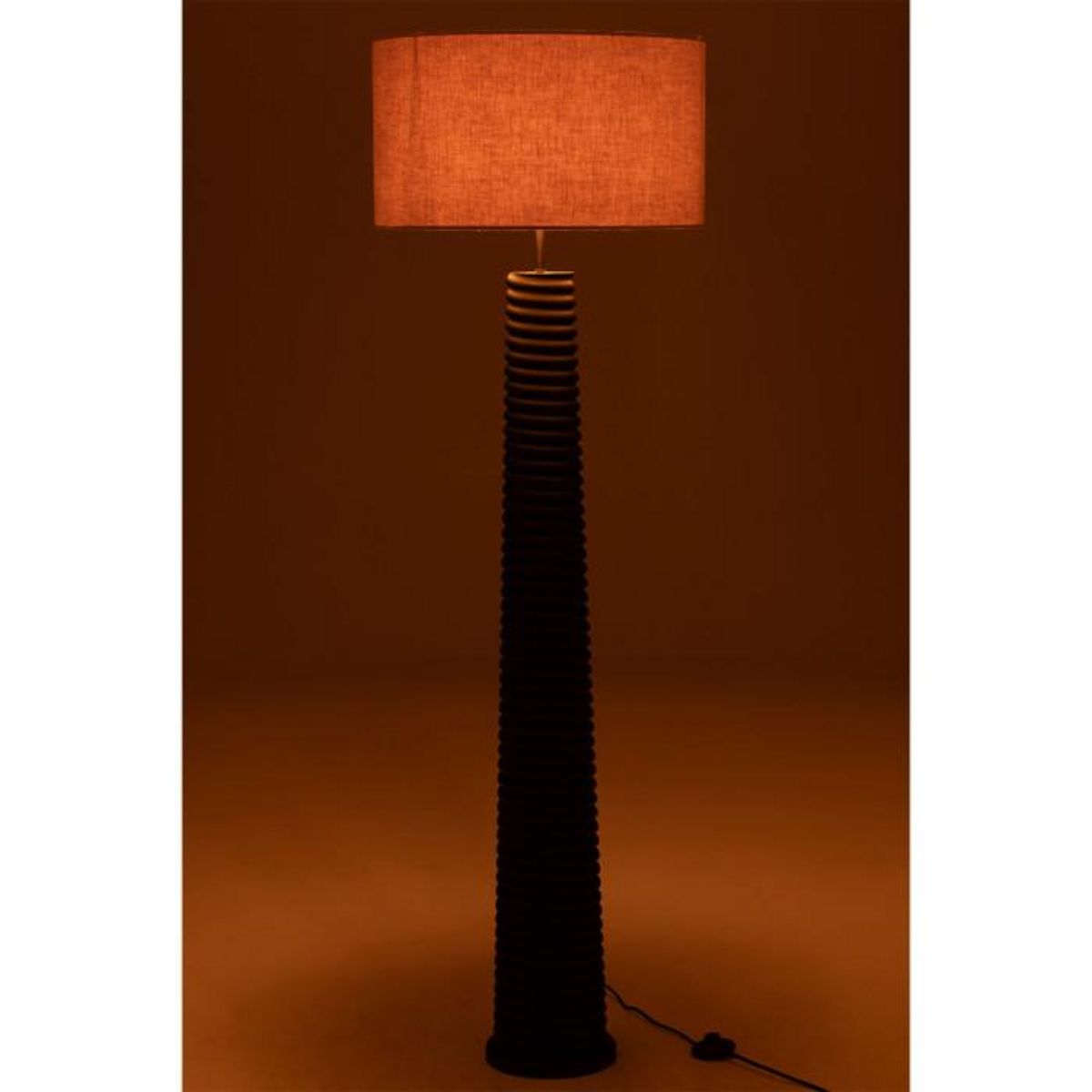 Paris Prix Lampadaire Filetage en Bois  Ailanthus  160cm Noir