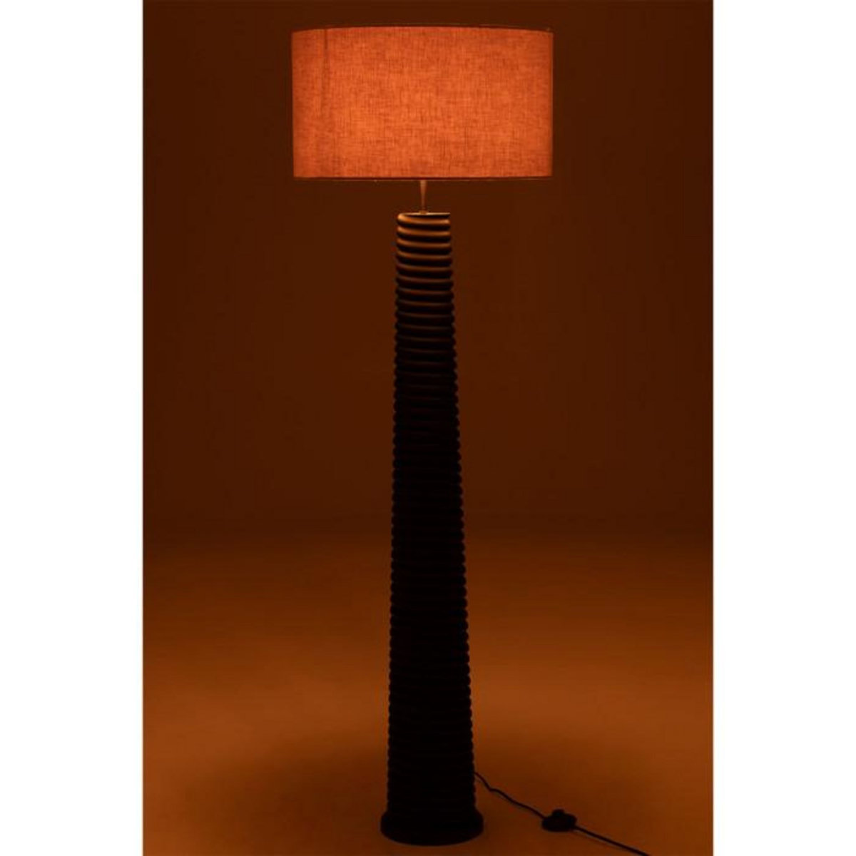 Paris Prix Lampadaire Filetage en Bois  Ailanthus  160cm Noir