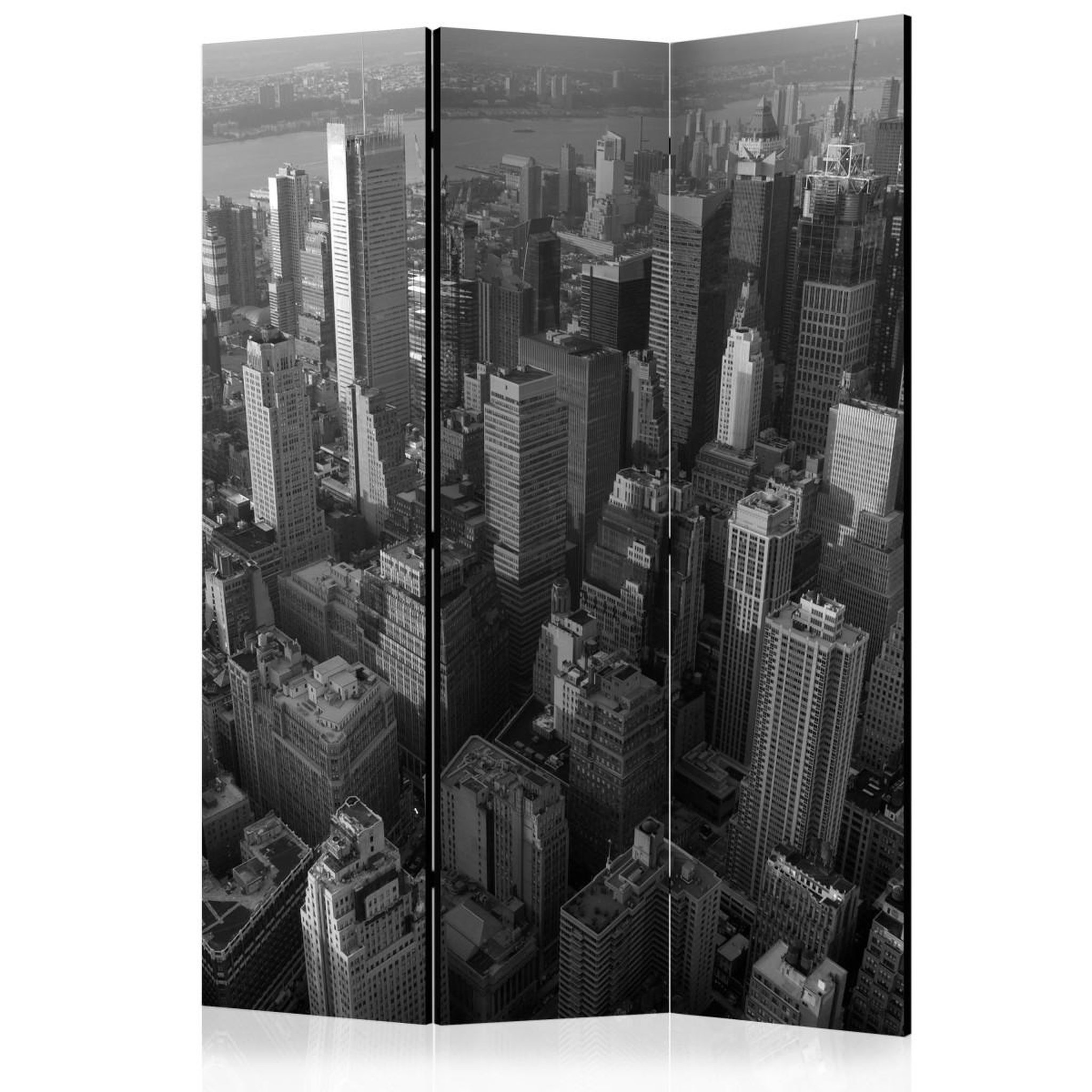 Paris Prix Paravent 3 volets  new york : skyscrapers bird's eye view  135x172cm