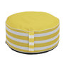 Voir la diapositive 3 : The Home Deco Factory Pouf gonflable à rayures - Jaune