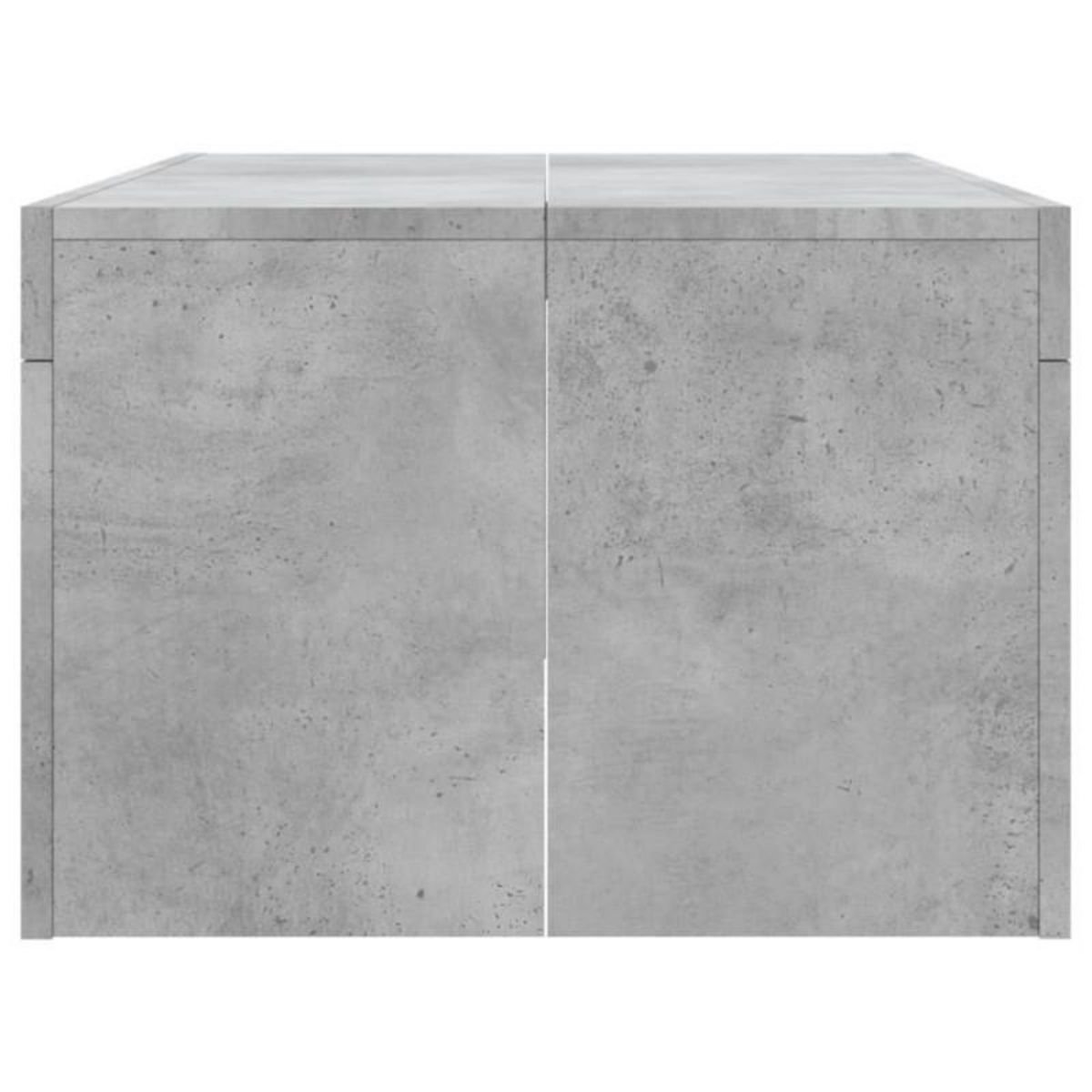 VIDAXL Table basse gris béton 102x50x36 cm bois d ingénierie
