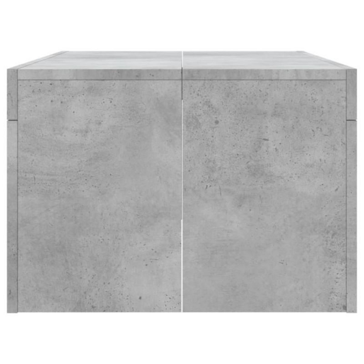 VIDAXL Table basse gris béton 102x50x36 cm bois d ingénierie