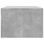 Voir la diapositive 5 : VIDAXL Table basse gris béton 102x50x36 cm bois d ingénierie