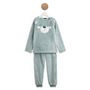 Voir la diapositive 1 : IN EXTENSO Ensemble pyjama peluche ours fille