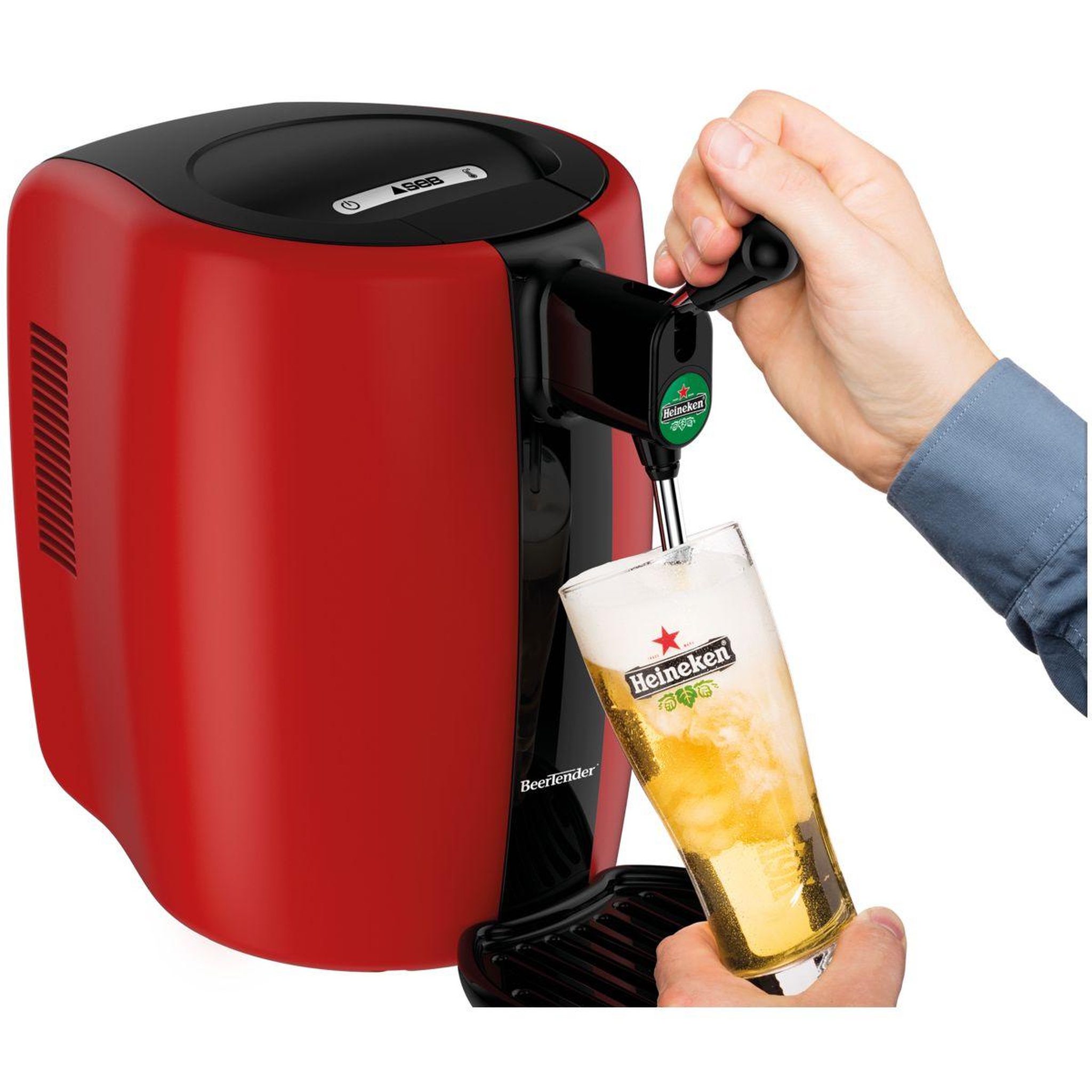 Voir la diapositive 5 : SEB Tireuse à bière VB310510 beertender rouge