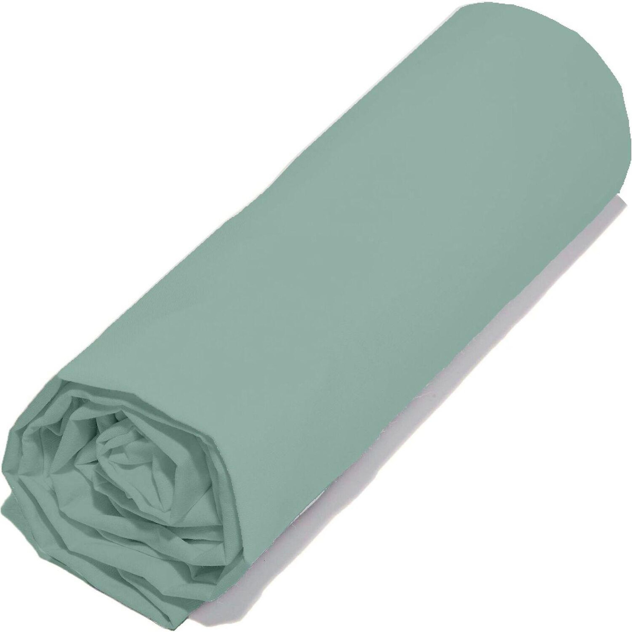 Home collection Drap housse coton 57fils/cm et lyocell. Coloris disponibles : Rouge