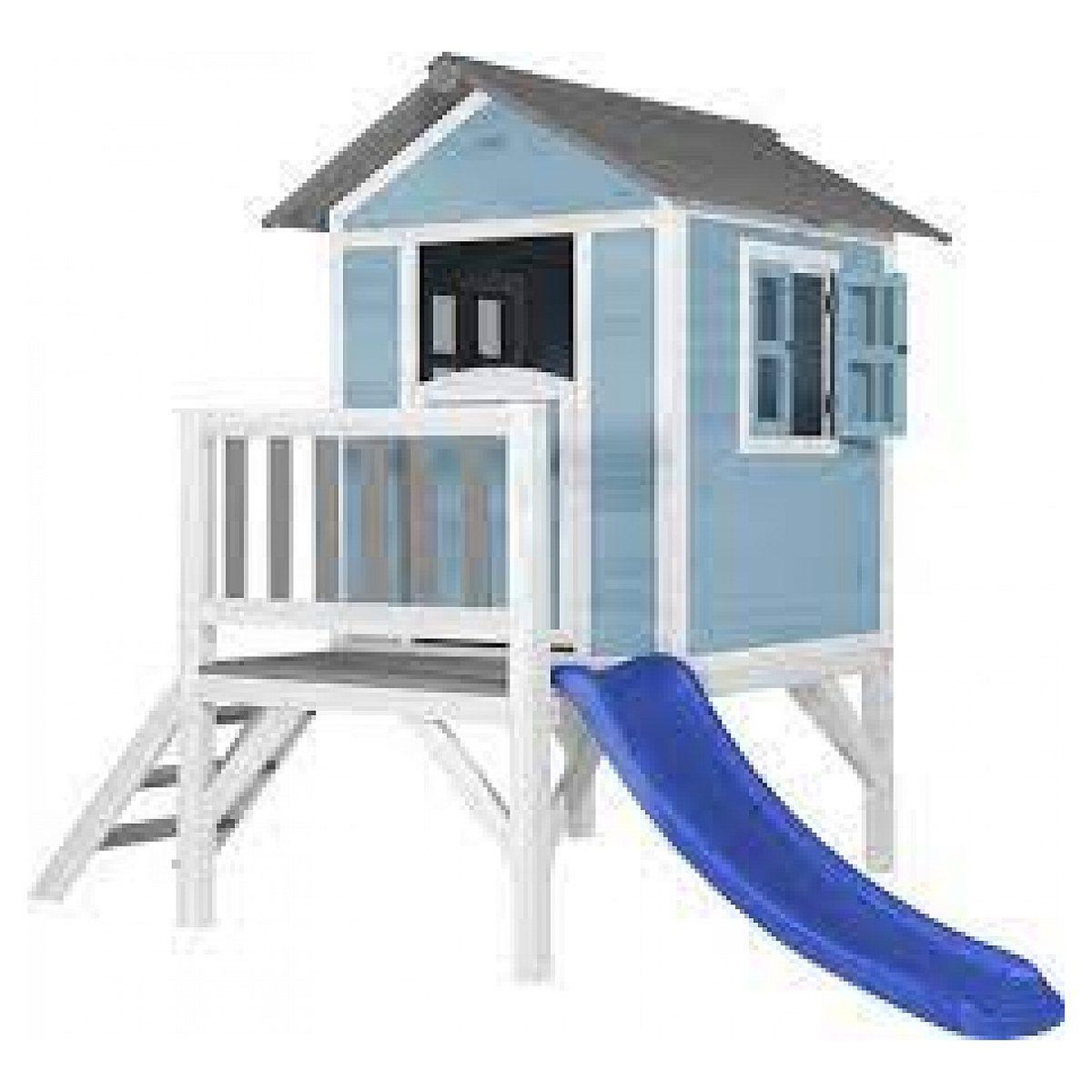 Axi House Maisonnette caribbean bleu - toboggan bleu