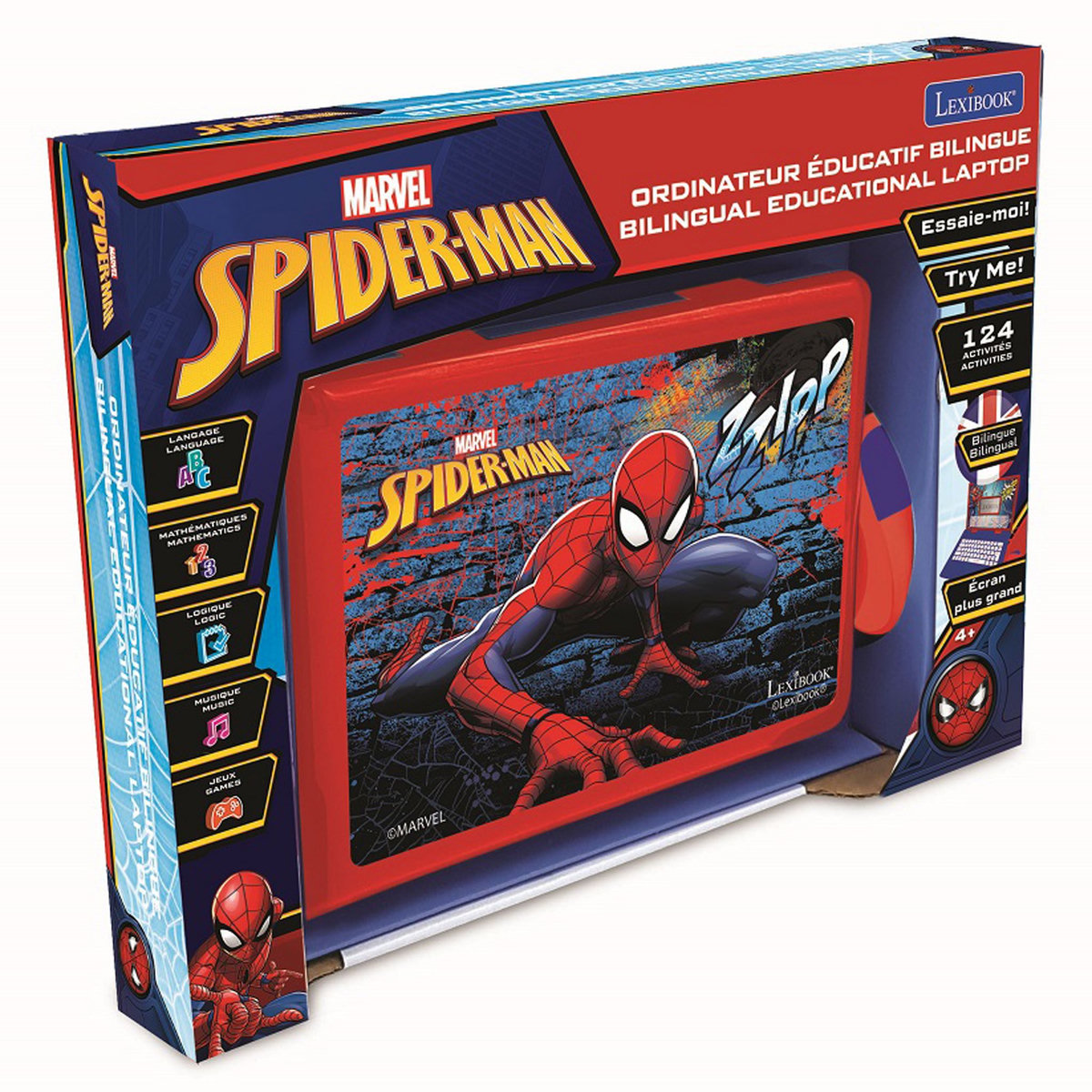 LEXIBOOK Ordinateur éducatif Spiderman