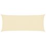 Voir la diapositive 2 : VIDAXL Voile d'ombrage 160 g/m^2 Creme 2x4,5 m PEHD