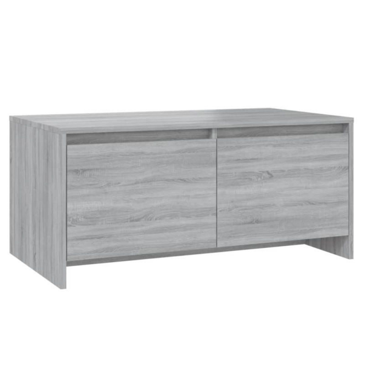 VIDAXL Table basse sonoma gris 90x50x41,5 cm bois d ingénierie
