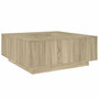 Voir la diapositive 2 : VIDAXL Table basse chene sonoma 100x100x40 cm bois d'ingenierie
