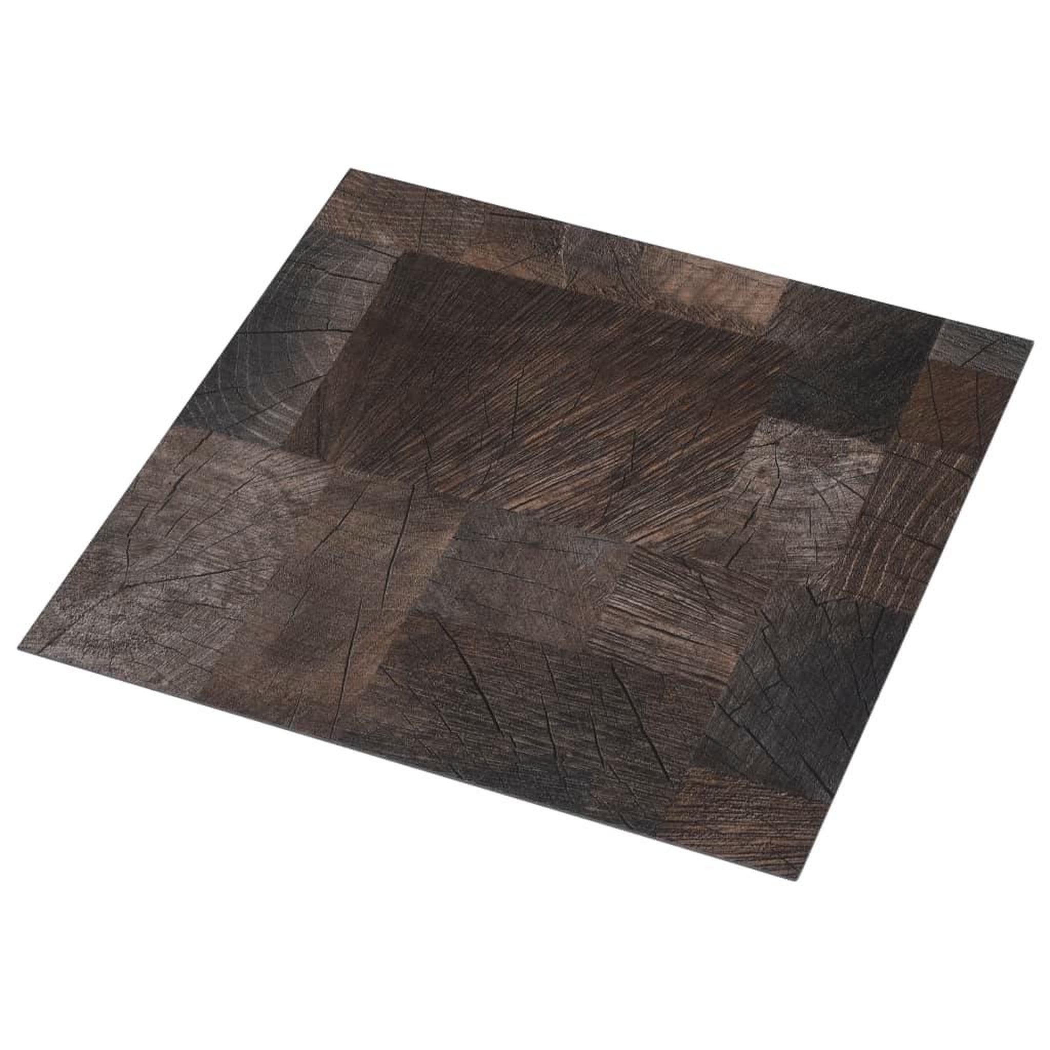 Voir la diapositive 3 : VIDAXL Dalles de plancher autoadhesive 20 pcs PVC Structure a bois