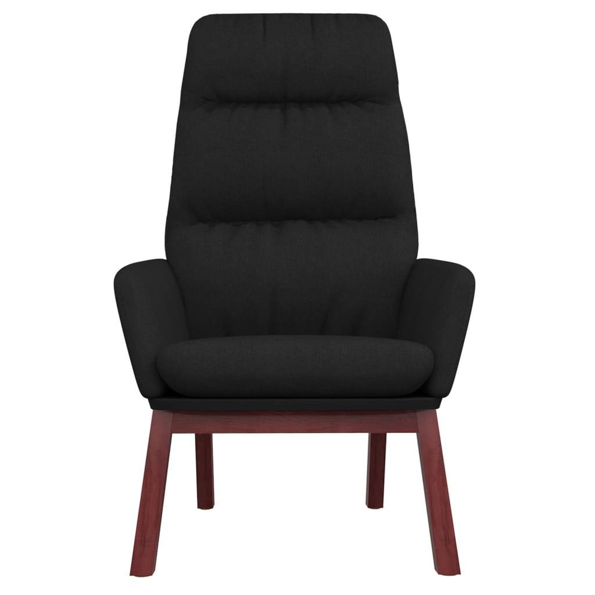 Voir la diapositive 3 : VIDAXL Chaise de relaxation Noir Tissu