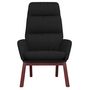 Voir la diapositive 3 : VIDAXL Chaise de relaxation Noir Tissu
