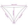 Voir la diapositive 6 : VIDAXL Voile de parasol tissu oxford triangulaire 2,5x2,5x3,5 m blanc