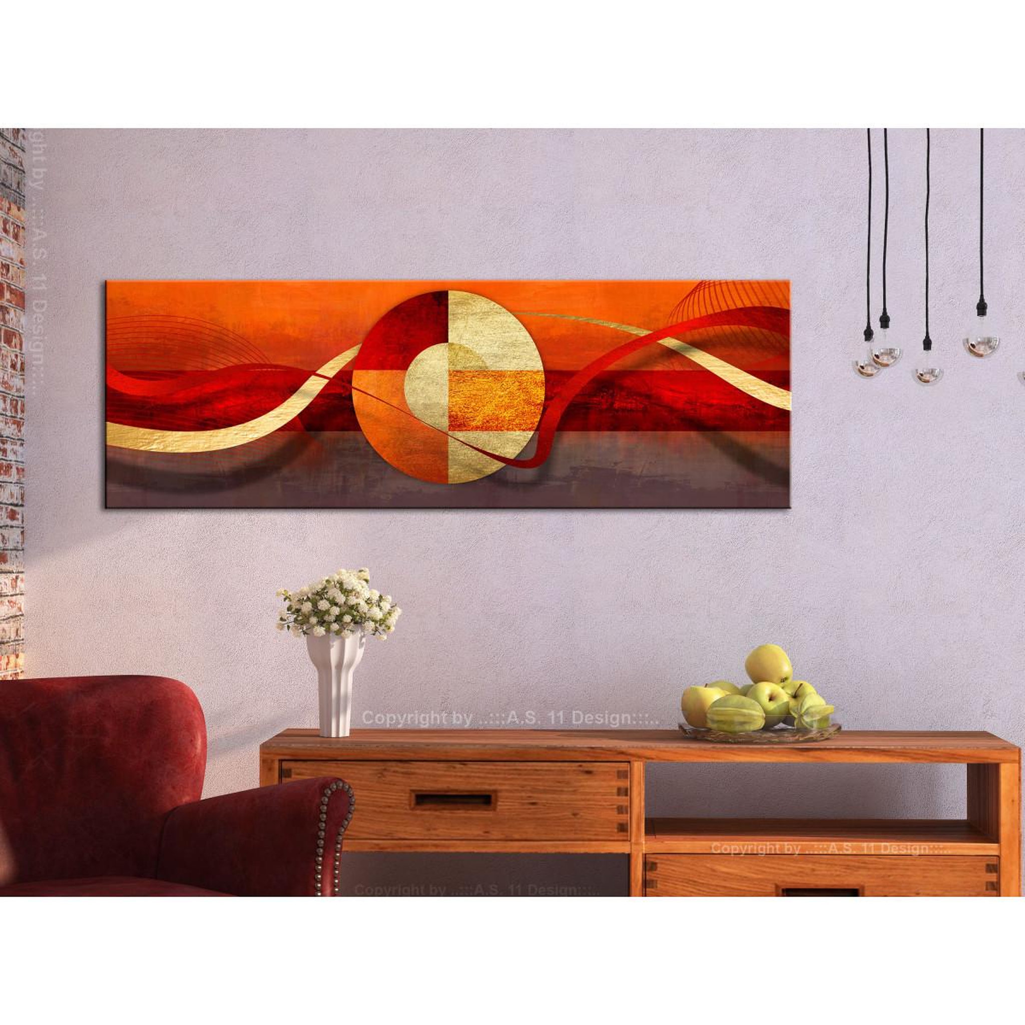 Voir la diapositive 2 : Paris Prix Tableau imprimé  circle of life narrow