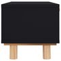 Voir la diapositive 5 : VIDAXL Table basse Noir 80x40x30 cm Bois d'ingenierie et pin massif