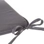 Voir la diapositive 2 : ATMOSPHERA Galette de Chaise  Micro  39x39cm Gris Foncé