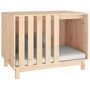 Voir la diapositive 4 : VIDAXL Niche pour chien 90x60x67 cm Bois de pin massif