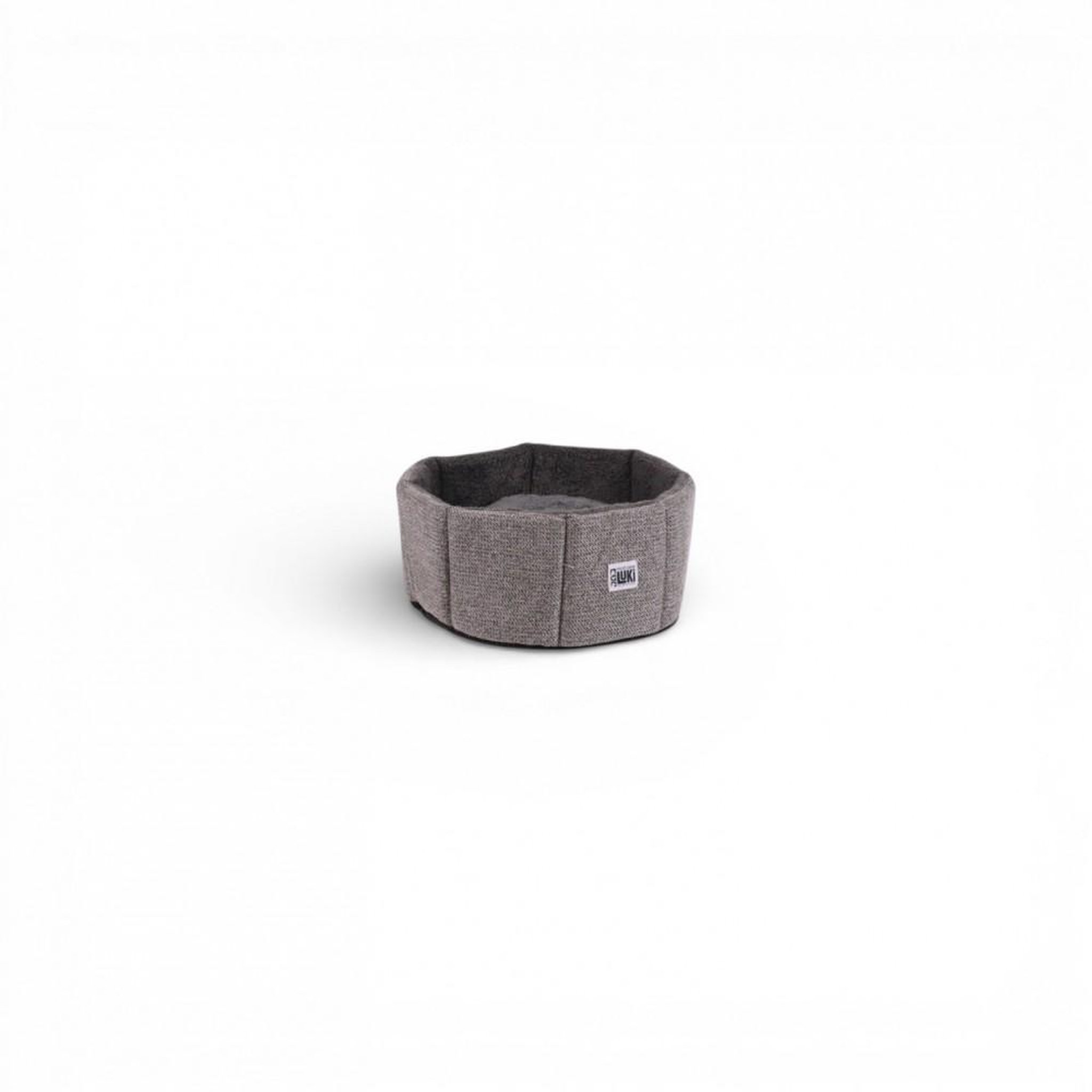 MON AMI LUKI Panier rond - mousse - anti-derapant pour chien. Coloris disponibles : Gris