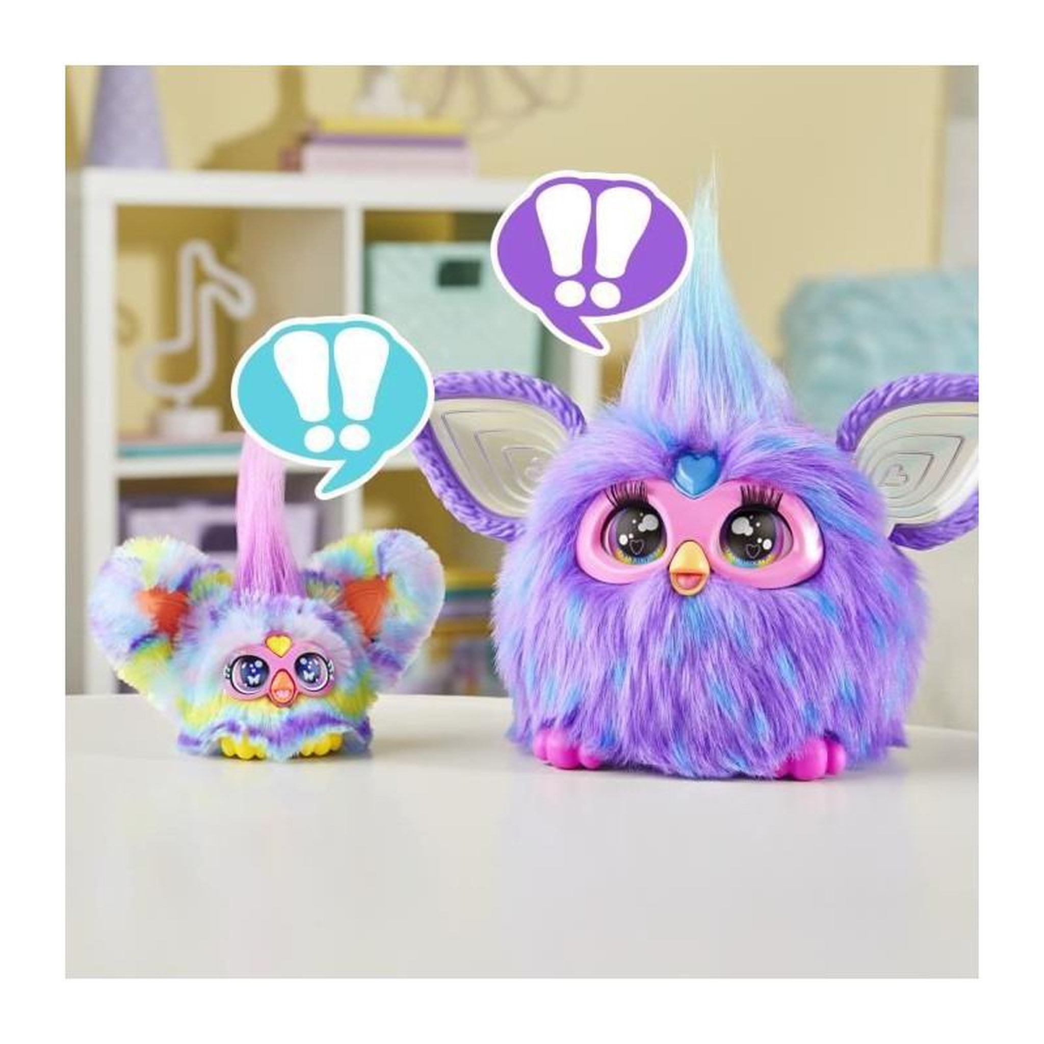 Voir la diapositive 5 : HASBRO Peluche interactive Hasbro Furby Furblets Swee-Dee jaune