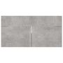 Voir la diapositive 5 : VIDAXL Ensemble de meubles de salle de bain Gris beton Agglomere