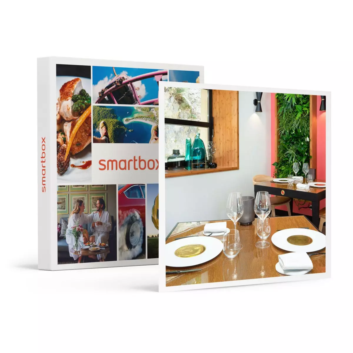 Smartbox Menu 3 plats dans un restaurant une étoile au Guide MICHELIN 2023 près de Carcassonne - Coffret Cadeau Gastronomie