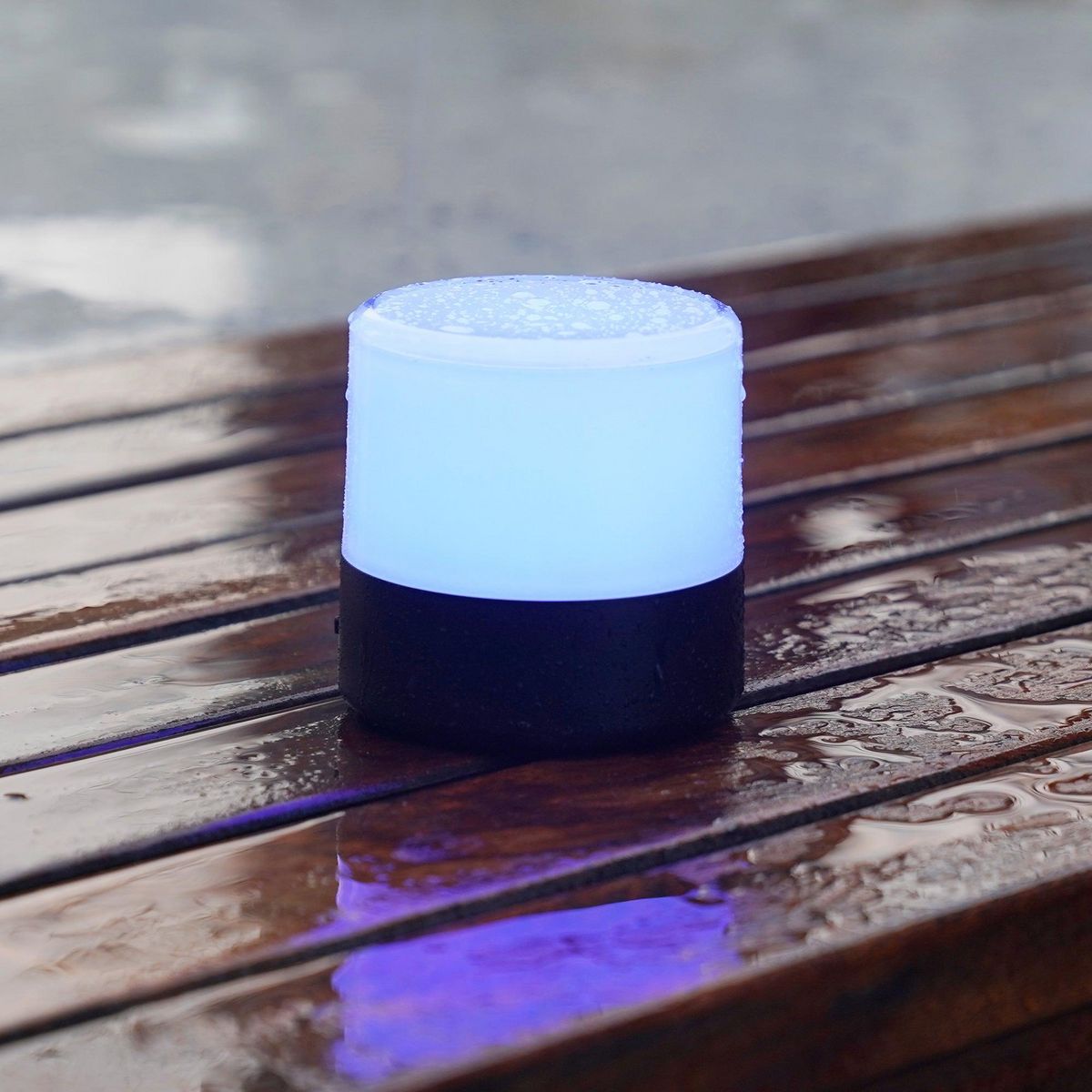 Lumisky Lampe de table sans fil BOLO Noir plastique H10cm