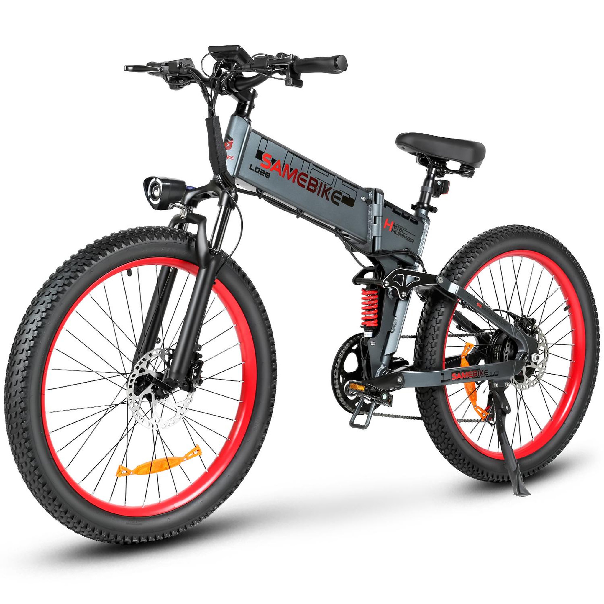 Voir la diapositive 4 : SAMEBIKE Vélo électrique pliable SAMEBIKE LO26-Plus