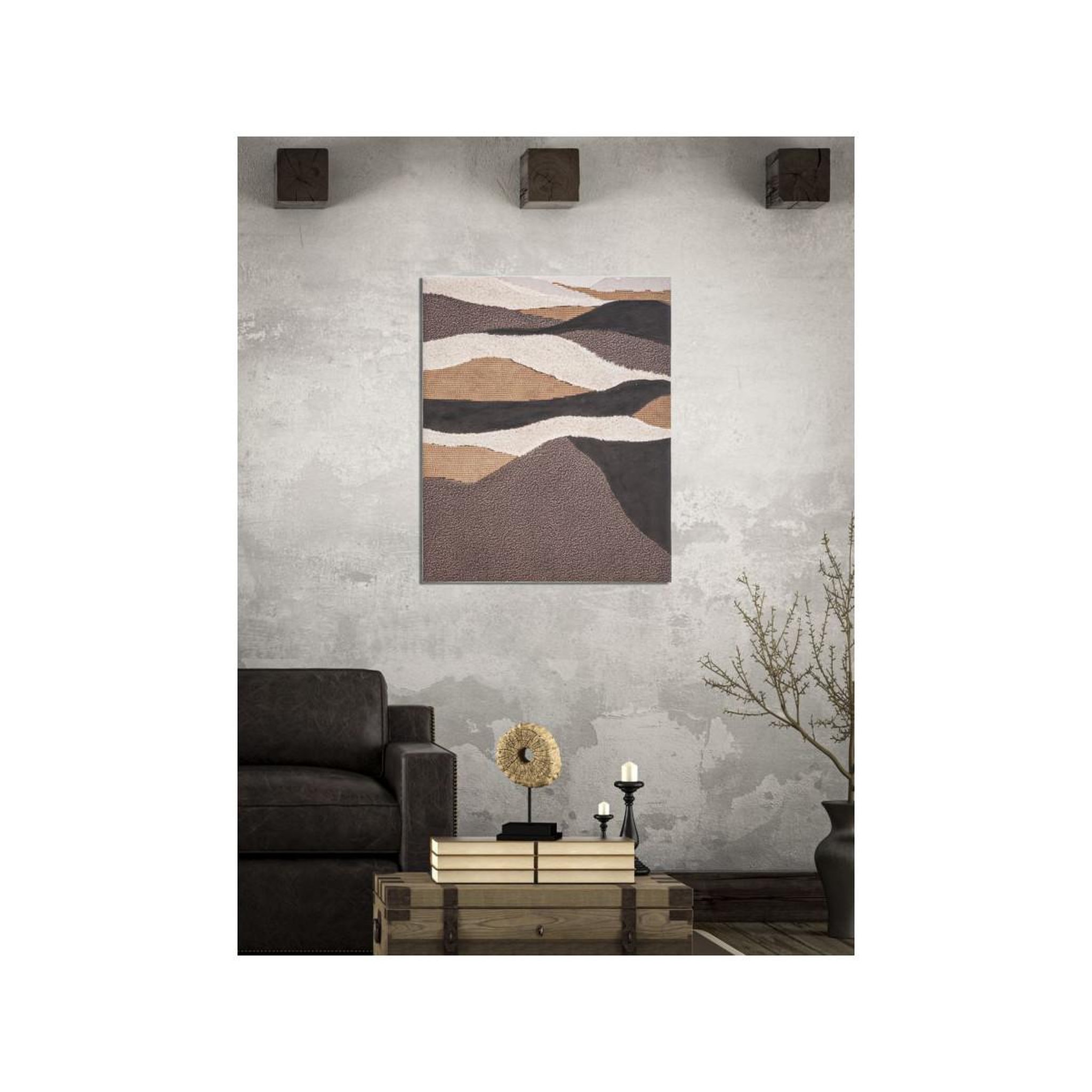 Voir la diapositive 5 : Paris Prix Toile peinture déco  darky  80x100cm multicolore