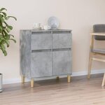 VIDAXL Buffet Gris béton 60x35x70 cm Bois d ingénierie