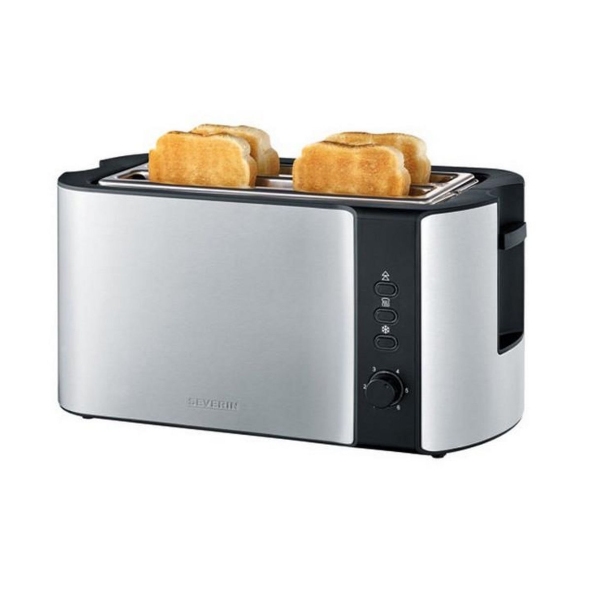 SEVERIN Grille-pains 2 fentes 1400w inox/noir - at2590