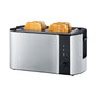 Voir la diapositive 3 : SEVERIN Grille-pains 2 fentes 1400w inox/noir - at2590
